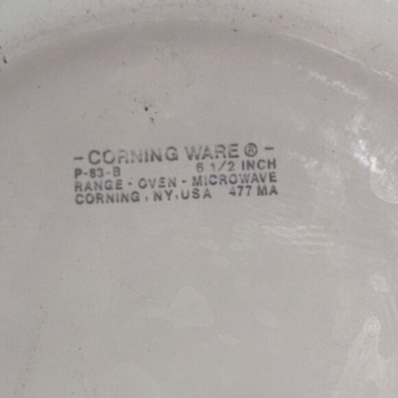 Vintage CorningWare P-83-B Blue Cornflower 6 1/2 " Skillet Menuette-GUC - Picture 5 of 5
